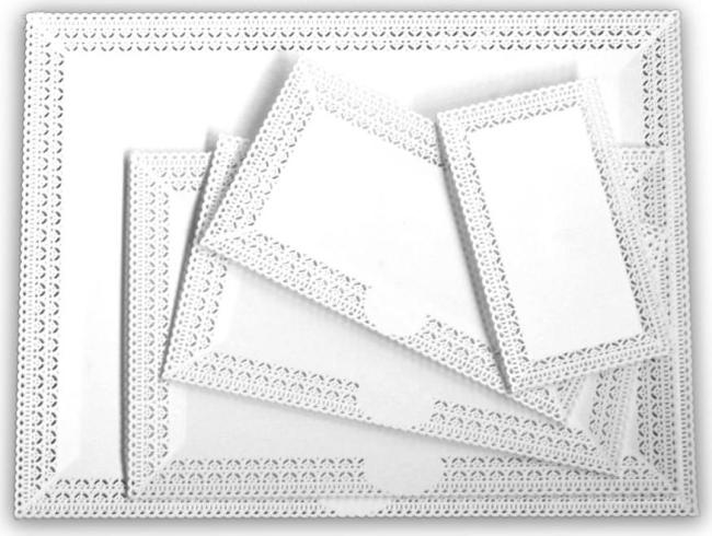 Plateau en plastique, blanc, 18 x 26 x 1 - Le Magasin des Commerçants  S&P Ltée