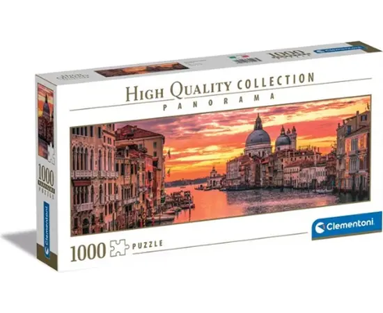 Puzzle 1000 pièces Grand Canal de Venise Collection Panorama 98x33cm 14 ans+