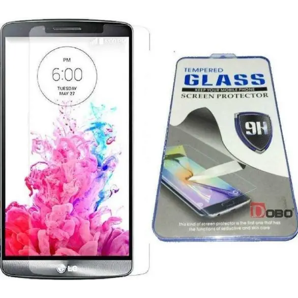 Film de protection en verre trempé anti bulles protecteur d'écran pour LG G3