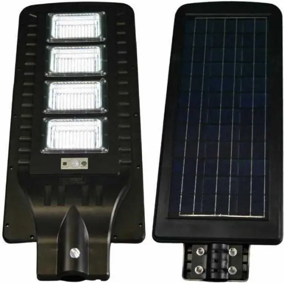 Lampadaire led 180w panneau solaire capteur photovoltaïque support phare