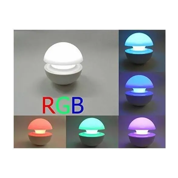 Lampe led rgb champignon multicolore relaxante de chromothérapie