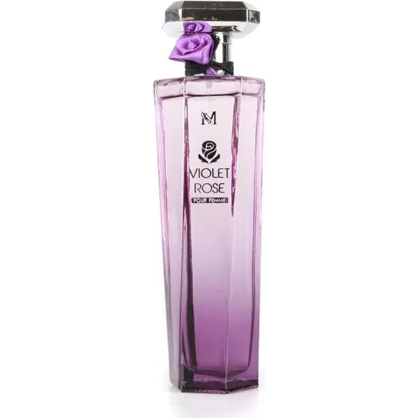 Violet rose Eau de Toilette pour femme 100 ml vaporisateur eau de parfum
