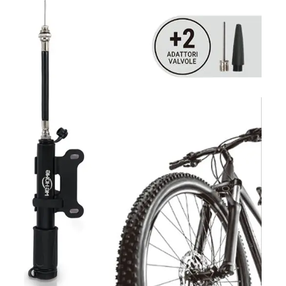 Mini vélo pompe à vélo cadre manuel Portable gonfler la roue de pneu 6 bar