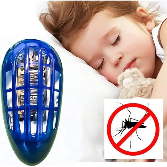 Moustiquaire Électrique Attaque Directe Prise Lampe LED Insectes Moustiques