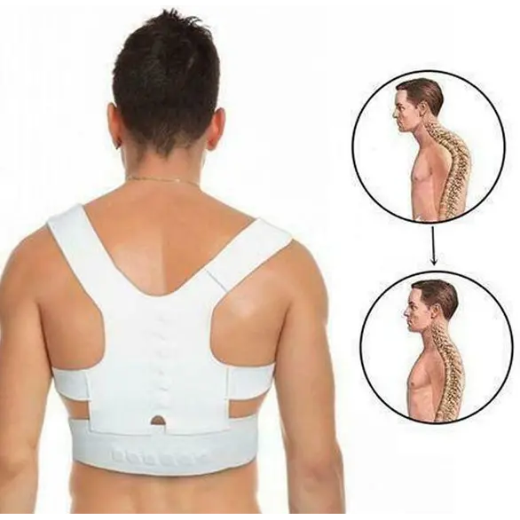 Bande posturale épaules dos correcteur de posture magnétique douleur lombaire