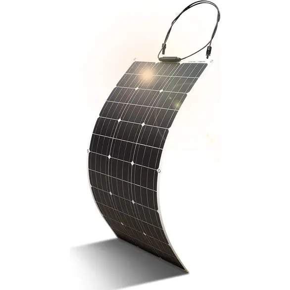 Panneau solaire flexible 100W 12V 18V Cellule verte ETFE MC4 Panneaux solaires
