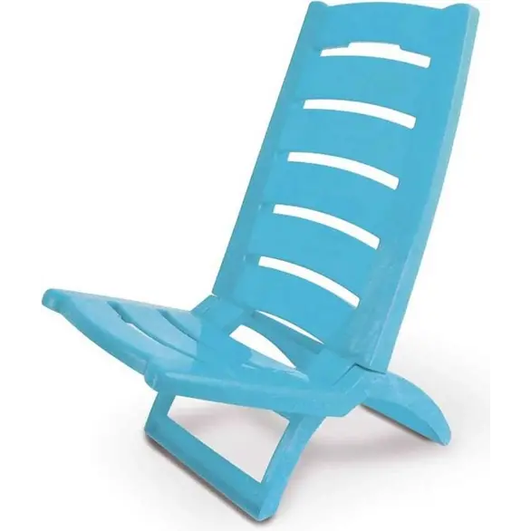 Chaise longue en plastique Spiaggina différentes couleurs soleil mer plage...