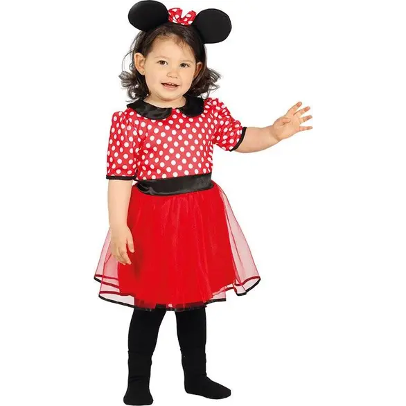 Déguisement Minnie Mouse pour filles robe de carnaval 12-24 mois Halloween...