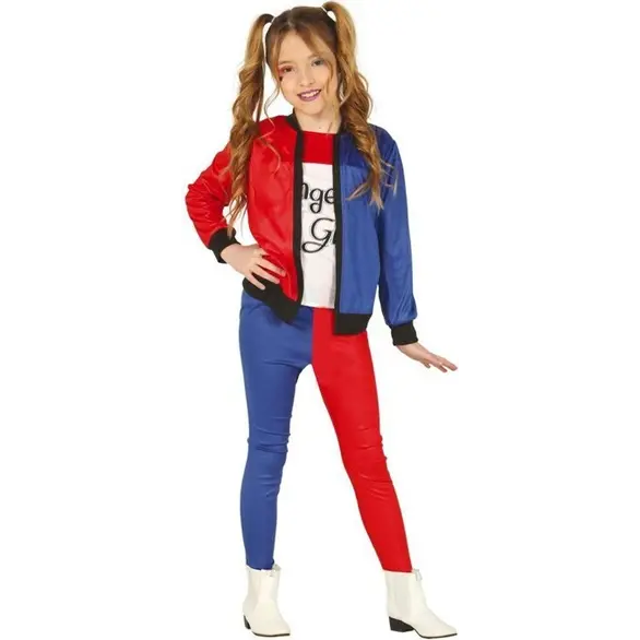 Costume d'Halloween Suicide Squad, robe Harley Quinn pour filles de 3 à 12...