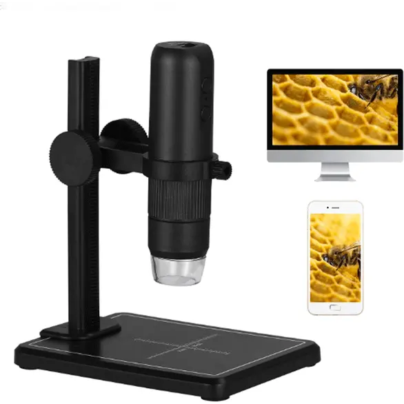 Microscope numérique Wi-Fi USB Q-XW05, résolution HD 1080P 50x-1000x Portable