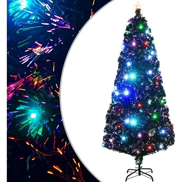 Sapin de Noël artificiel avec lumières LED RGB multicolores, 60/90/120 cm (60...