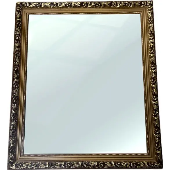 Miroir grand cadre rectangulaire style vintage 40x50 cm miroir décoré
