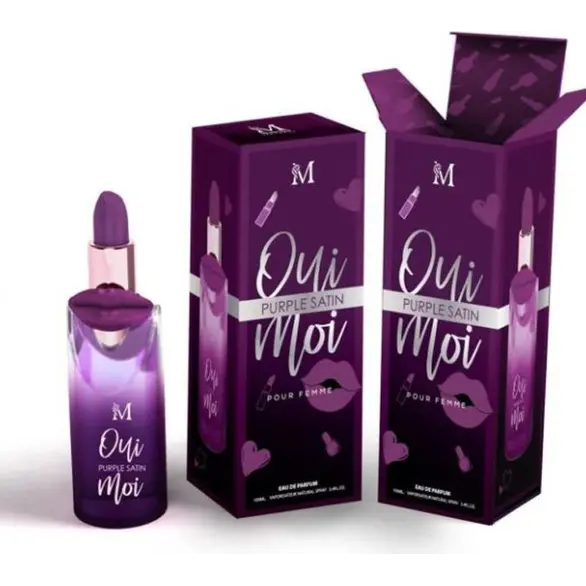 Parfum pour Femme Oui Moi Violet Satin Eau de Parfum 100 ml Cadeau