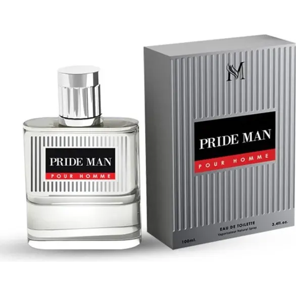 Pride Man Parfum pour Homme Eau de toilette pour Homme 100 ml Spray Idée Cadeau