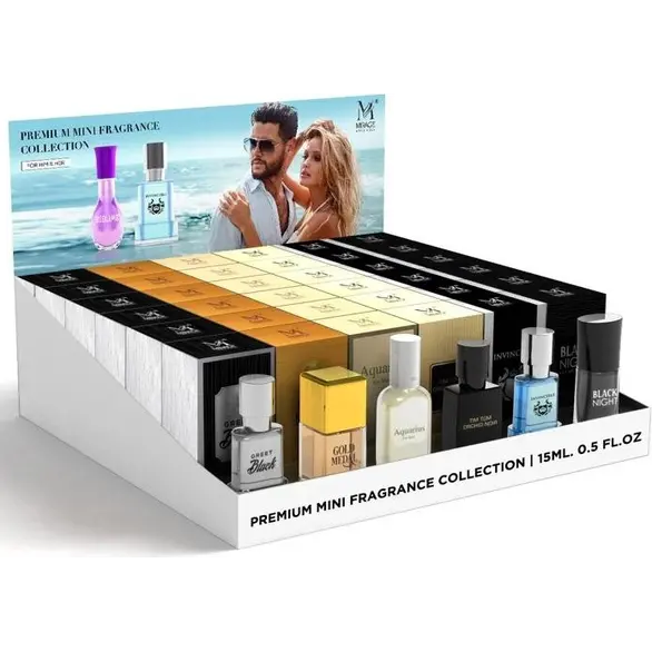 Miniatures de 36 Parfums pour Hommes Mignon Coffret de Parfum 15 ml Collection