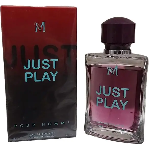 Parfum Homme Just Play for Man Eau De Toilette pour Homme 100 ml Idée Cadeau