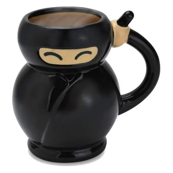 Jolie tasse en porcelaine en forme de Ninja Mug Lait Café Thé Idée Cadeau