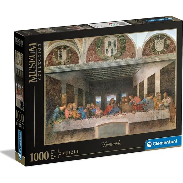 Puzzle 1000 pièces La Cène de Léonard Collection Museum Adulte 50x69cm
