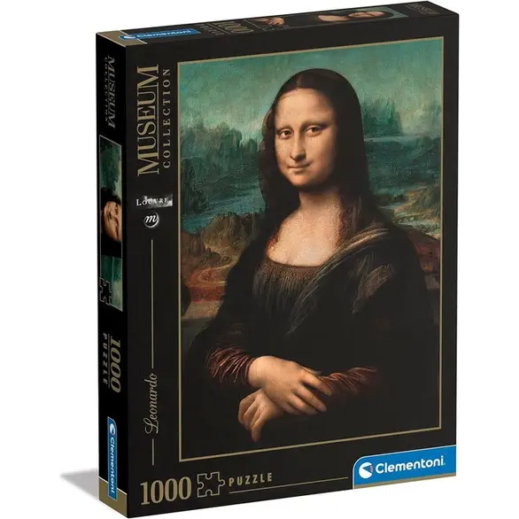 Puzzle 1000 pièces Mona Lisa de Léonard de Vinci Collection Musée 69x50 cm