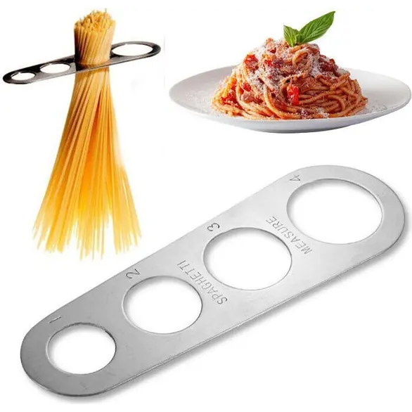 Mesureur de spaghettis pâtes 1 à 4 portions en acier cuisine cuisiner pâtes