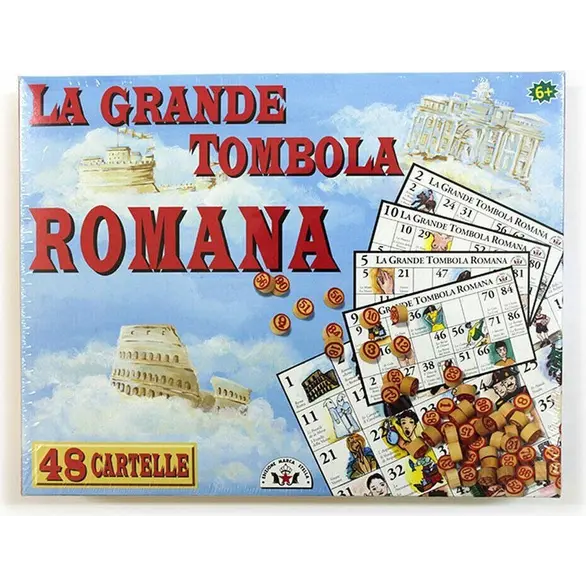 Bingo de Noël romain avec 48 dossiers jeux de société en carton plateau