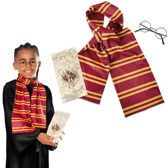 Harry Potter Carnaval Costume Lunettes Écharpe Carte Gryffondor Enfants 5+