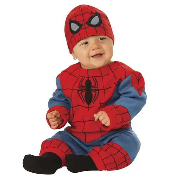 Costume carnaval de super-héros Spiderman pour enfants de 0 à 12 mois...