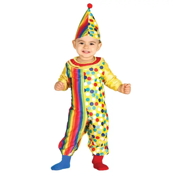 Costume de carnaval clown déguisement de clown nouveau-né 12-24 mois...