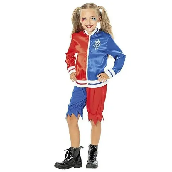 Robe de carnaval Harley Quinn Suicide Squad pour filles 5-10 ans Halloween...