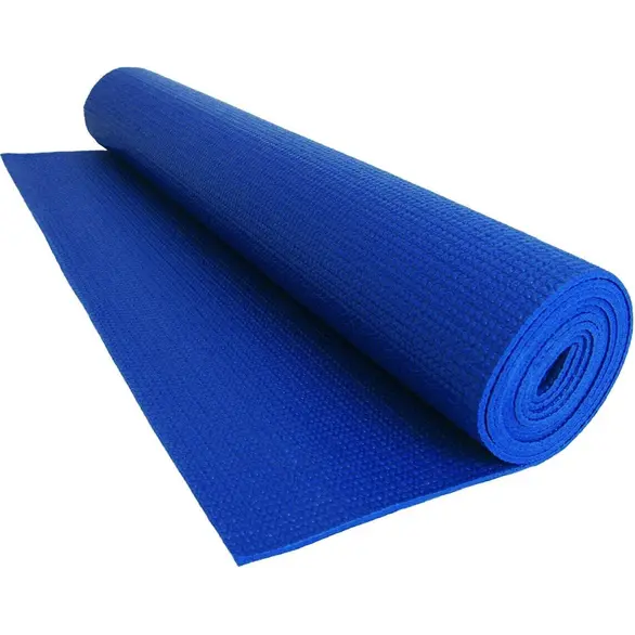 Tapis de yoga pour abdominaux Aérobic Gym Fitness Pilates Gymnastique (Bleu)