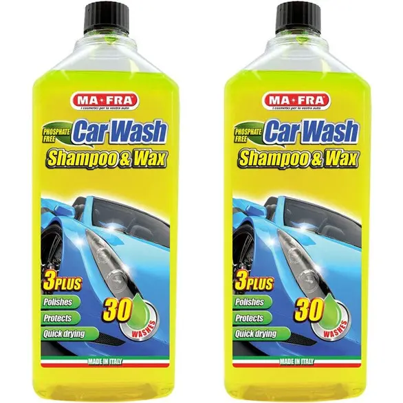 2x shampoing cire de lavage de voiture 1 LT nettoyage extérieur concentré