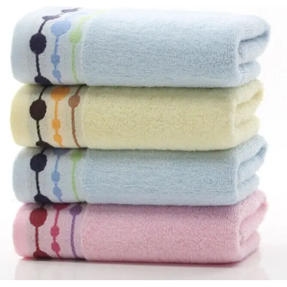 Lot de 12 serviettes pour le visage en coton doux et coloré, 75x35cm, salle...