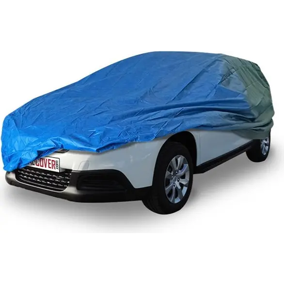 Housse de voiture imperméable, protection soleil et pluie, taille L, bleu