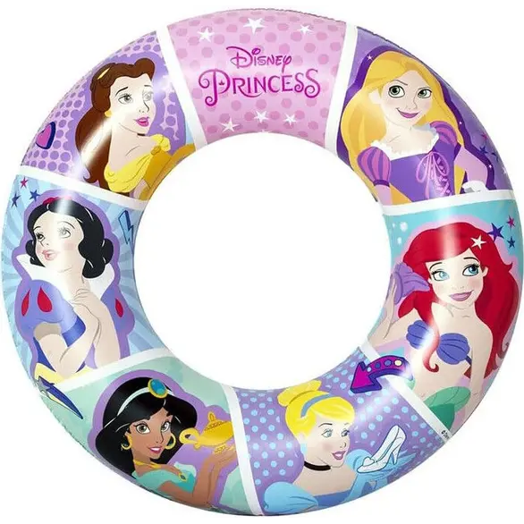 Bouée De Sauvetage Donut Princesses Disney 56 Cm Gonflable Mer Enfant