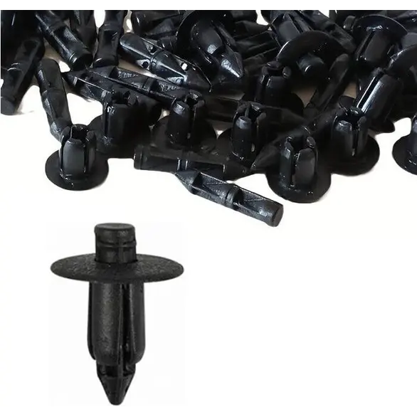 Clips de fixation en plastique noir, rivets, 240 pièces, pour voiture et...