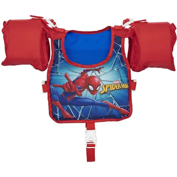 Gilet de sauvetage avec accoudoirs Spiderman pour enfants, gilet de sauvetage...