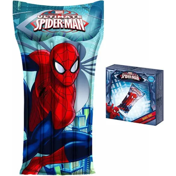 Matelas enfant Spiderman 119x61cm gonflable jeu de mer et piscine 98005