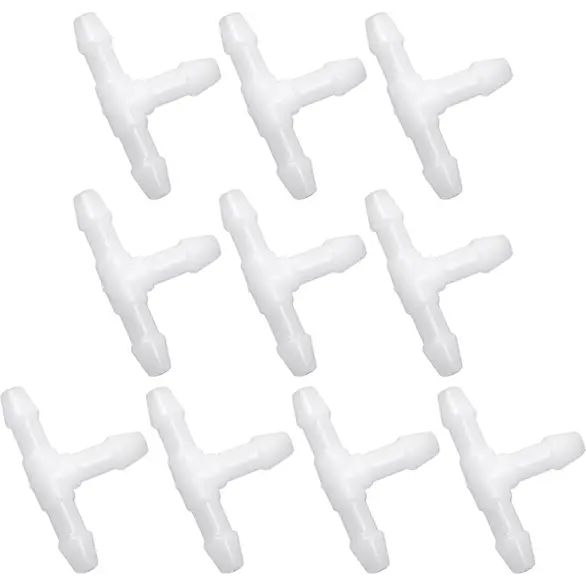 120 raccords en T blancs pour liquide d'essuie-glace, connecteur à 3 voies