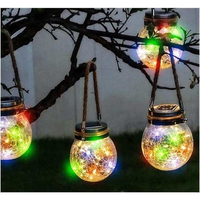 Lampe de lanterne solaire extérieure Led Light avec des couleurs de jardin...