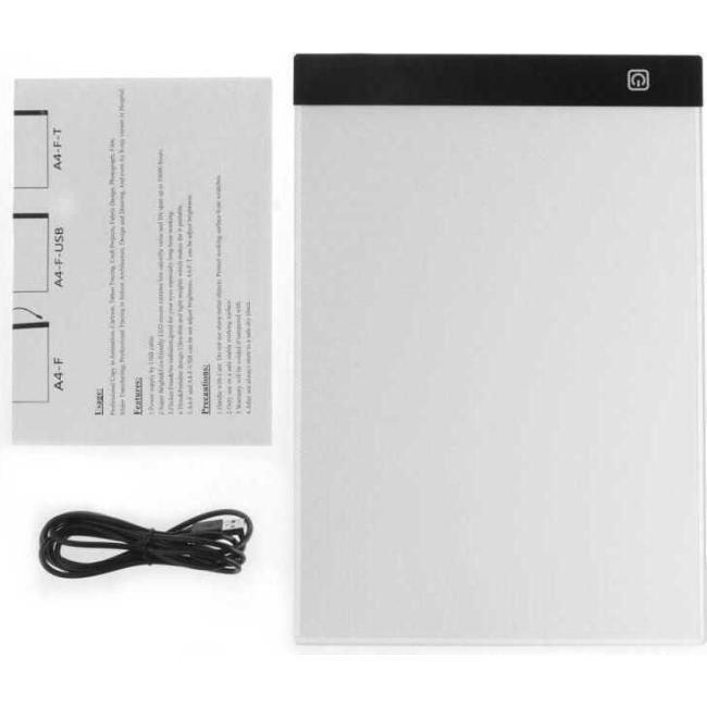 Tableau lumineux dessin papier calque A4 bloc lumineux tableau noir câble USB...