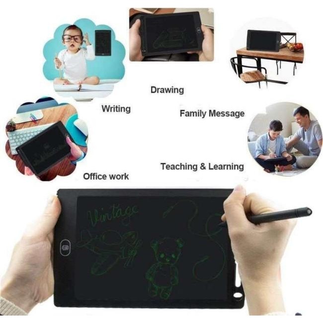 Tableau blanc numérique Tablette LCD Écriture Dessin 8,5 pouces Pad Tablette...