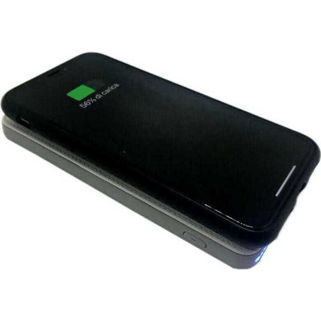 Chargeur sans fil pour smartphone power bank technologie QI 6000mAh portable...