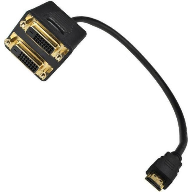 HDMI mâle répartiteur DVI femelle câbles vidéo TV PC câble Console