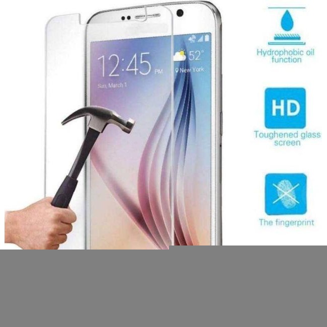 Protecteur d'écran en verre trempé anti-bulles pour Samsung Galaxy S6 5