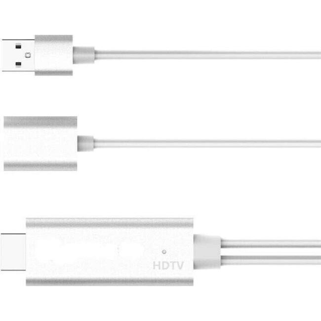 Câble HDTV adaptateur vidéo smartphone Android Lightning HDMI connecteur USB...
