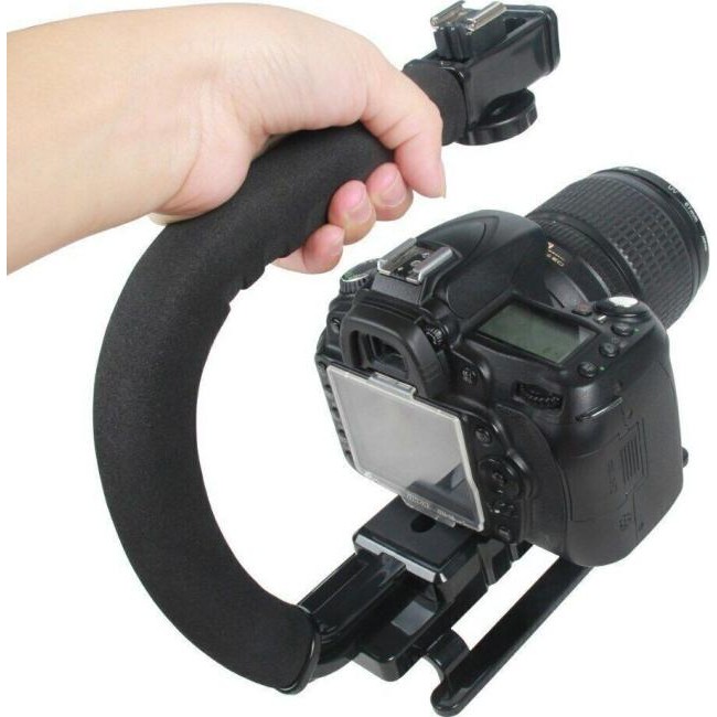 Stabilizzatore staffa per fotocamera e videocamera supporto portatile...