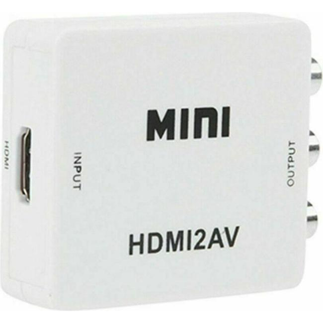 Convertisseur d\'adaptateur audio vidéo AV composite CVBS RCA vers HDMI 4